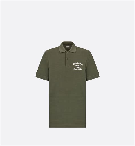 christian dior green t shirt|dior polo shirts.